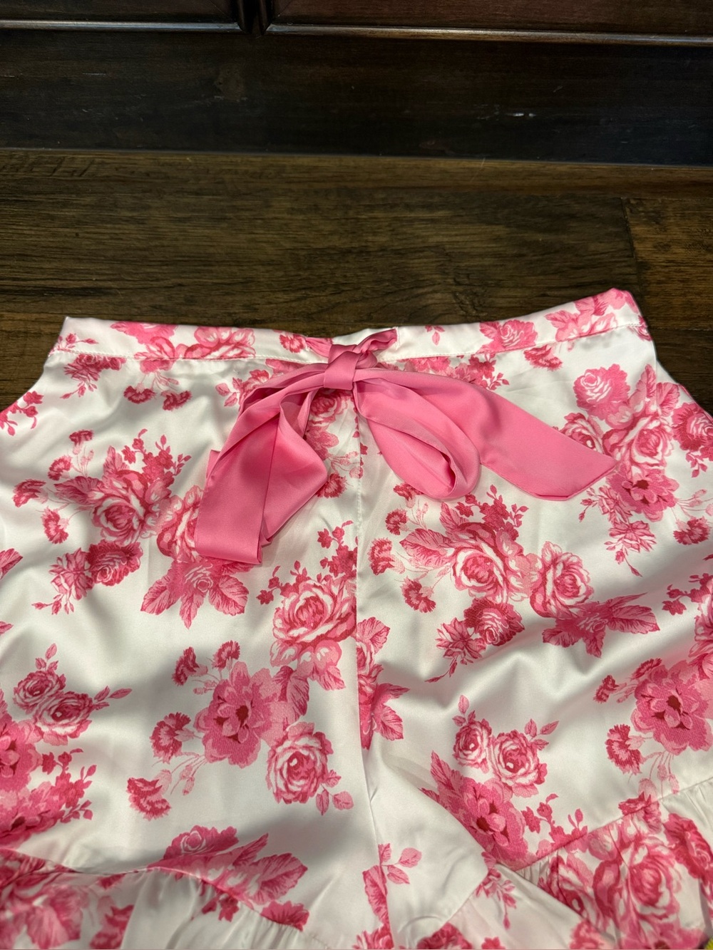 Beach Riot Pink Floral Satin Pajama Set - Picture 6 of 13